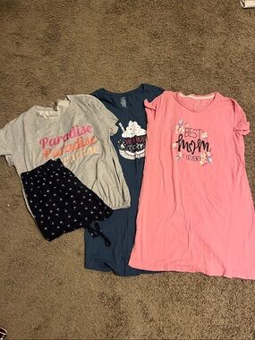 Assortment of Pyjama Nighties and Short Set